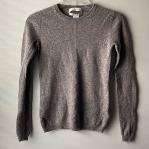 Cashmere Heather Brown Women’s Crew Neck Sweater